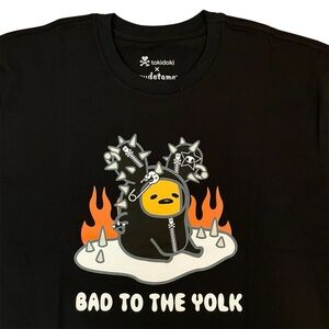 Tokidoki x Gudetama Bad to the Yolk Punk Lazy Egg Shirt Men’s Large Tee Rare NWT